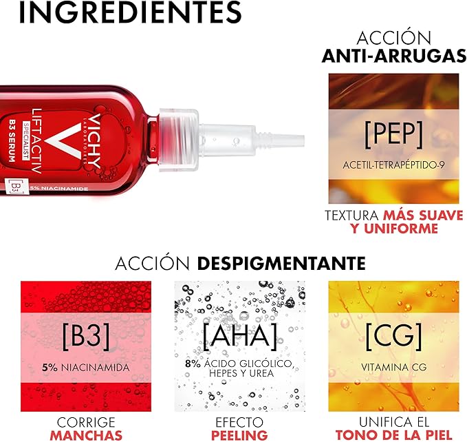 SERUM LIFTACTIV B3 ANTI-MANCHAS CON NIACINAMIDA