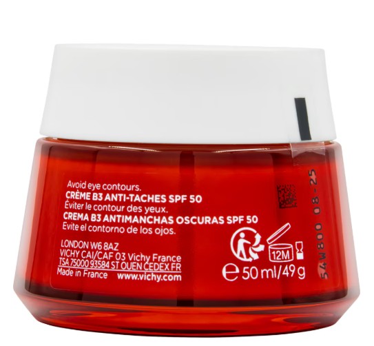 Crema Antimanchas Liftactiv B3 Fps+50 50 Ml... Vichy Cremas Anti-Arrugas